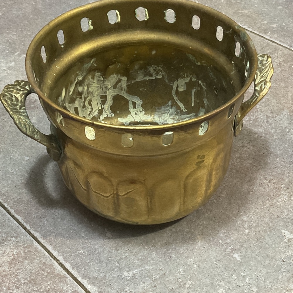 Vintage Brass Decorative Bowl